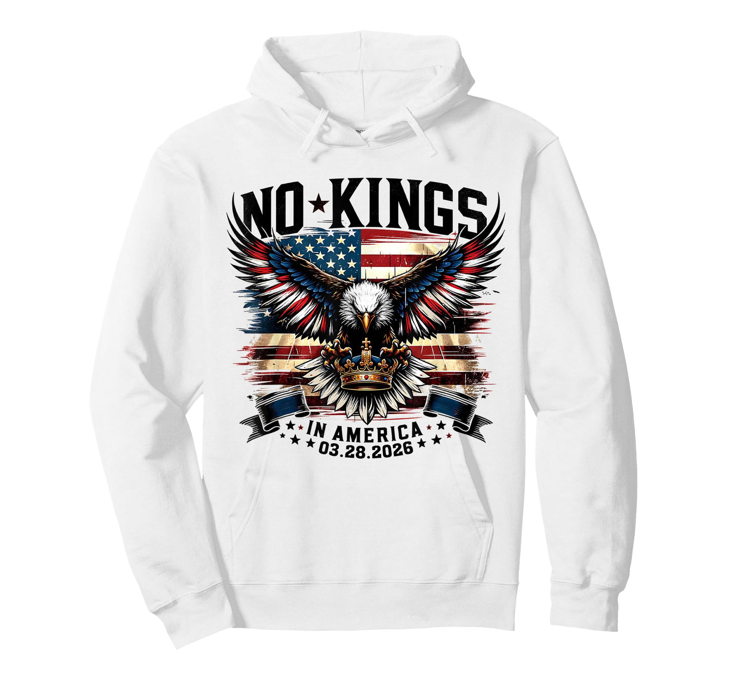 No Kings in America March 28 2026 No Kings Day Funny T-Shirt