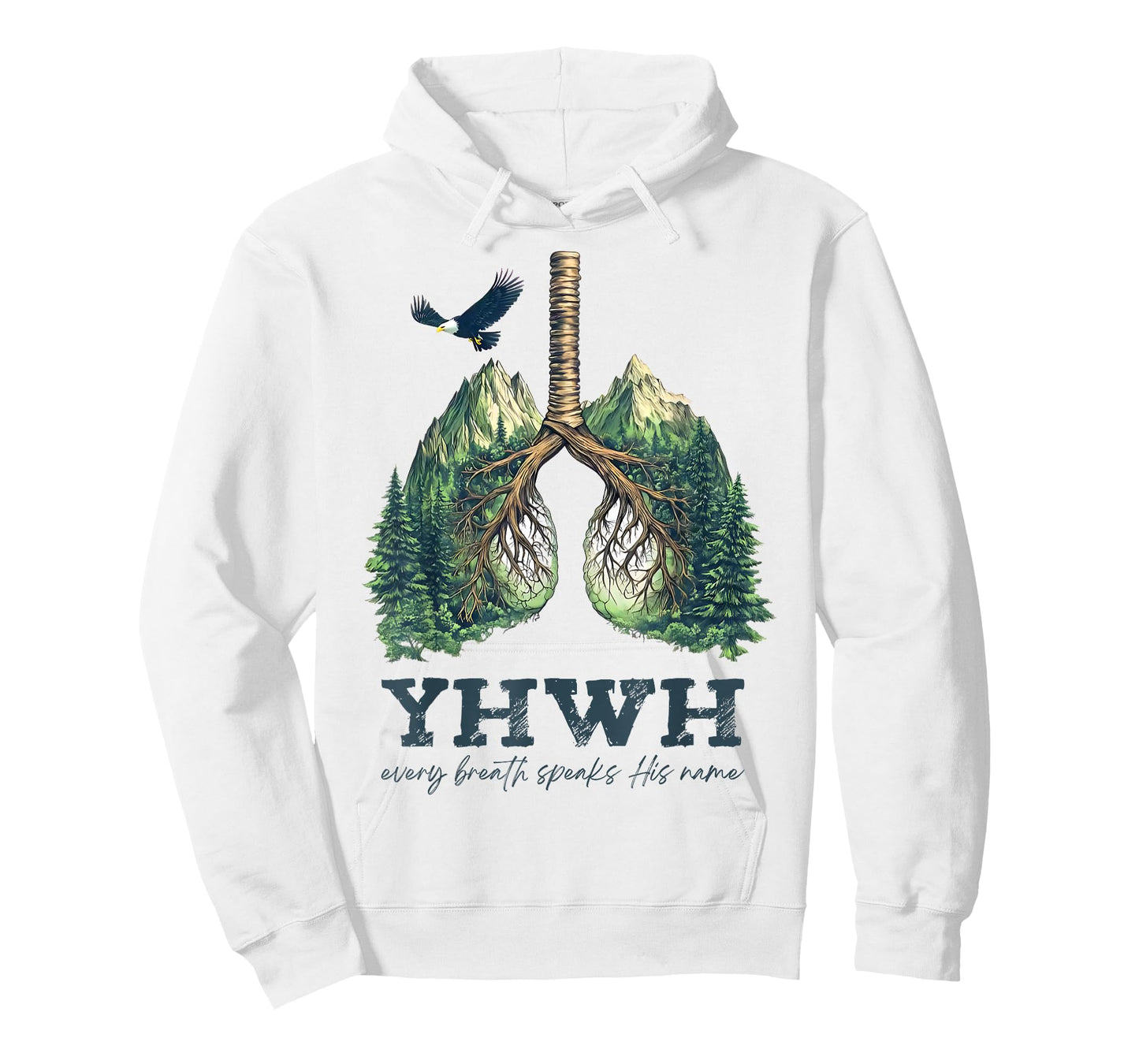 Jesus YHWH Lungs Christian Every Breath Speak His Name Faith T-Shirt