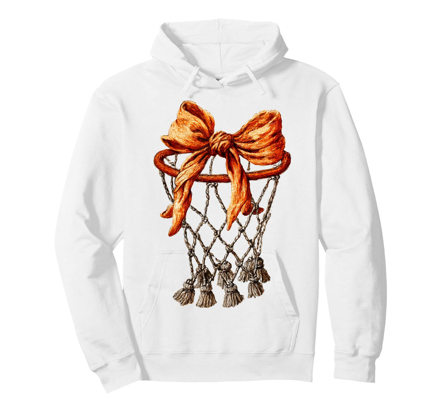 Basketball Hoop Net Coquette Bow Basketball Player Lover T-Shirt