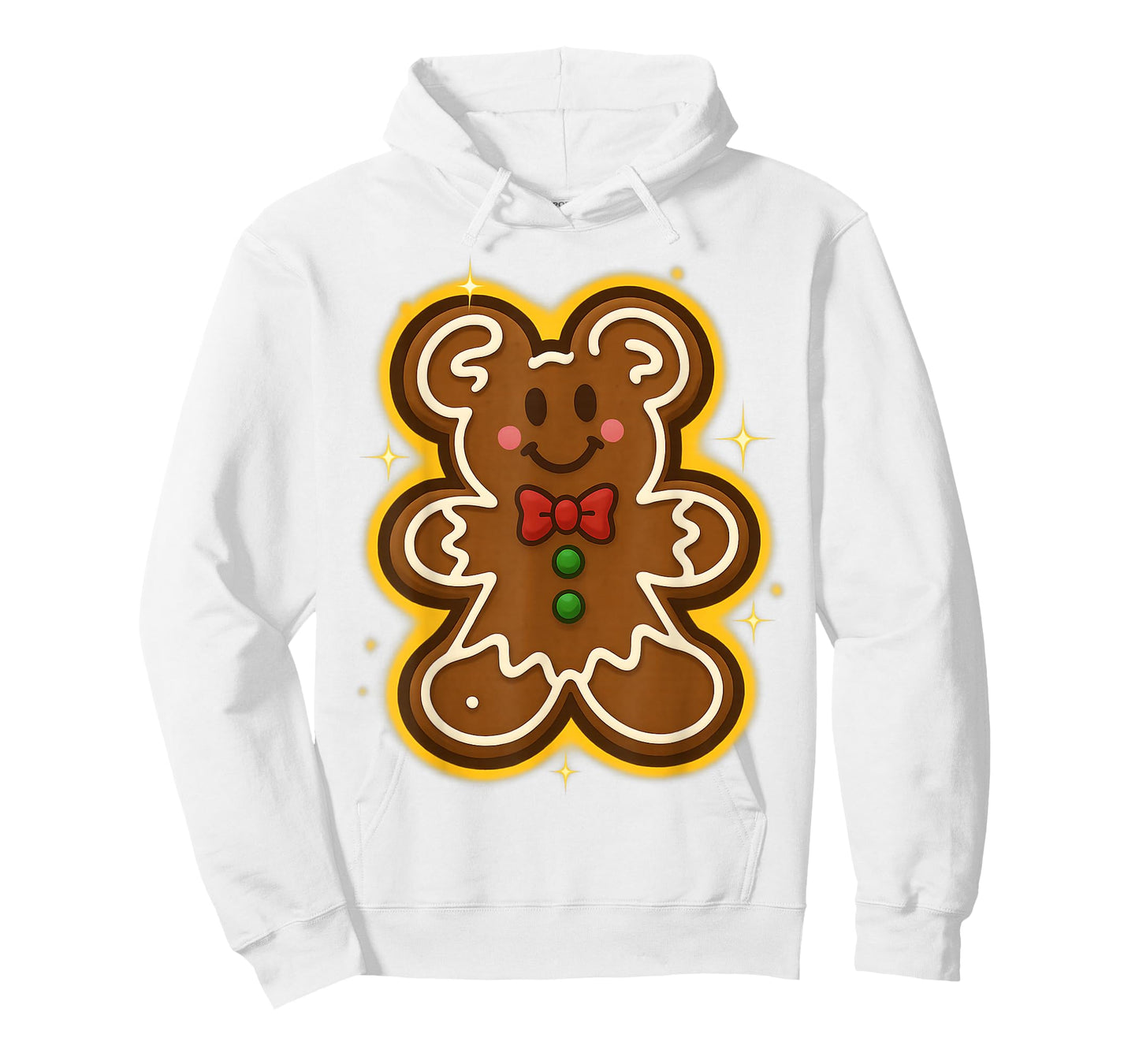 Adorable Cute Airbrush Gingerbread Mouse Cookie Christmas T-Shirt