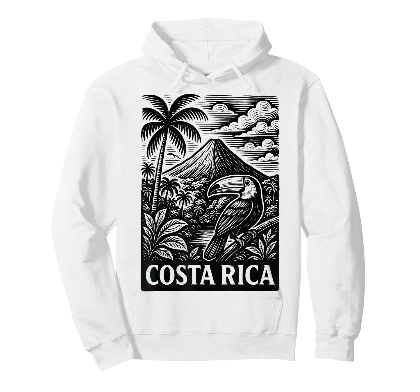 Arenal Volcano Toucan Costa Rica T-Shirt