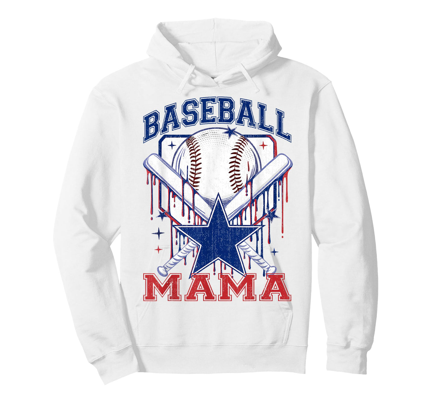 Retro Baseball Mama Baseball Mom Women Mother's Day T-Shirt