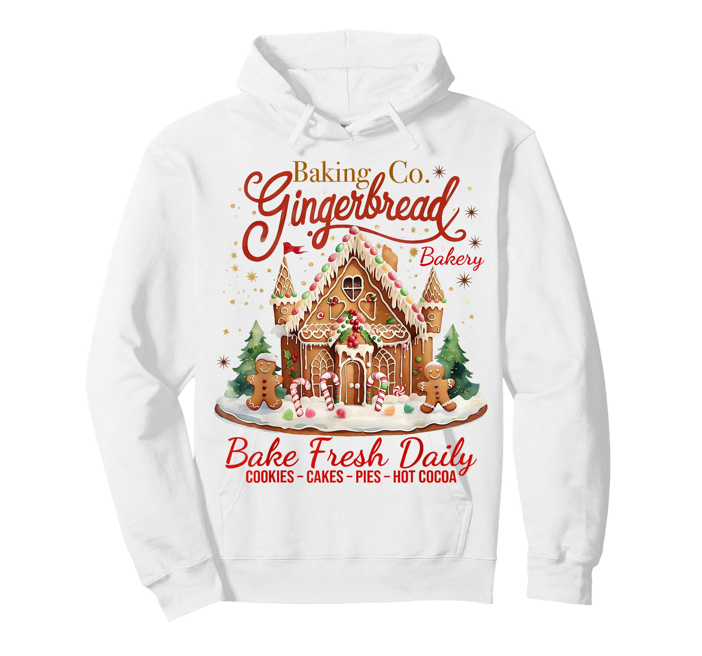 Gingerbread Baking Co Bake Fresh Daily Art T-Shirt