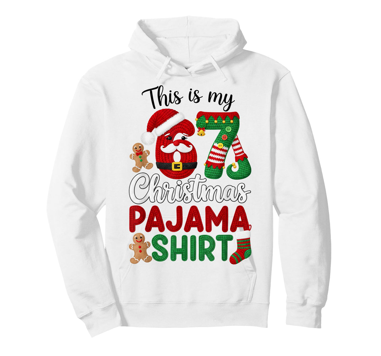 This is My Christmas Pajama Christmas 67 Family Matching PJs T-Shirt