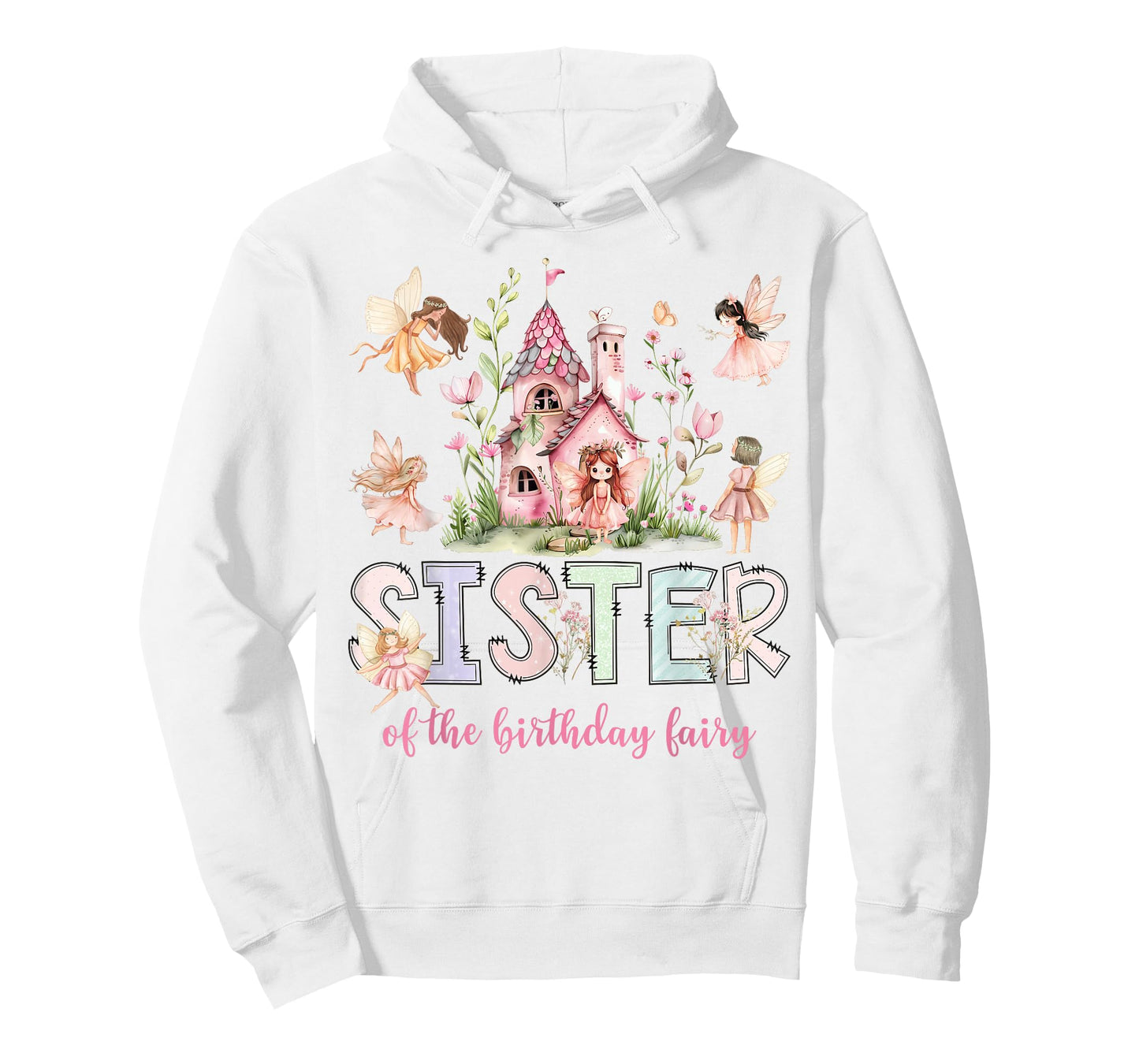 Sister of The Birthday Fairy Magical Girl Matching T-Shirt