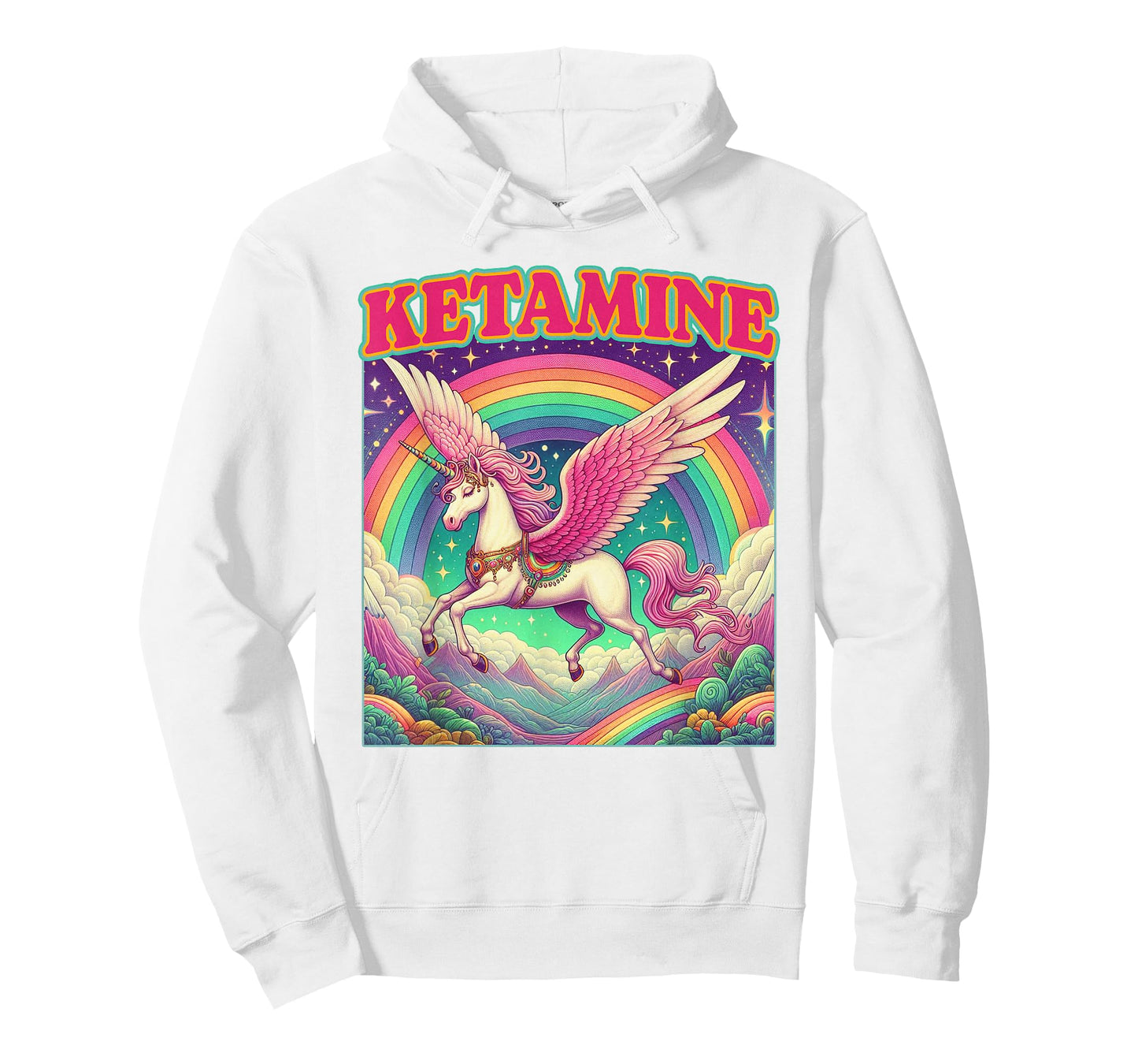 Unicorn Meme Unicorn Lover Funny Humor Sarcasm Ketamine T-Shirt