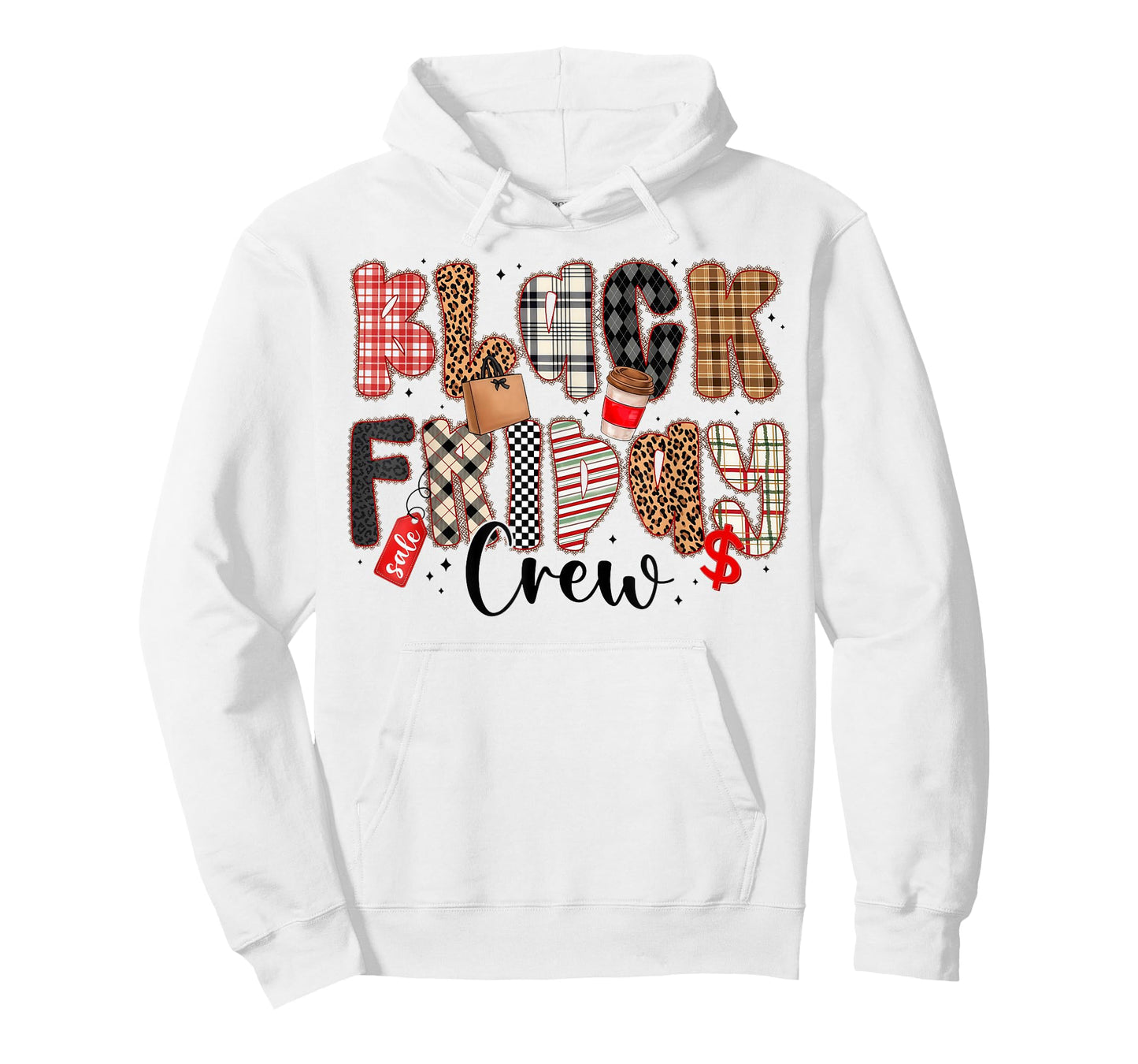 Friday Shopping Crew Black Shopping Family T-Shirt