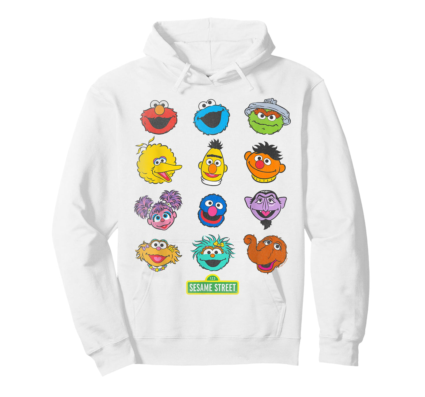 Sesame Street Character Heads T-Shirt