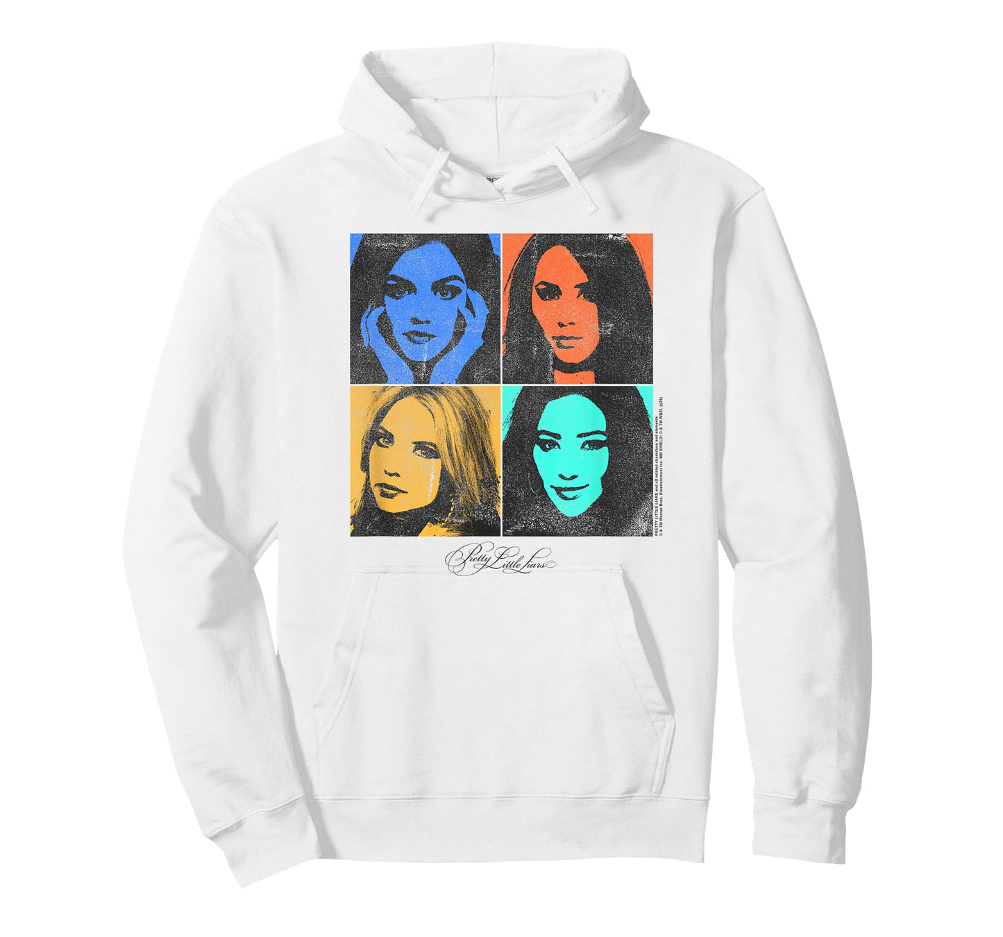 Pretty Little Liars Colorful Cast Pop Art TV Show T-Shirt
