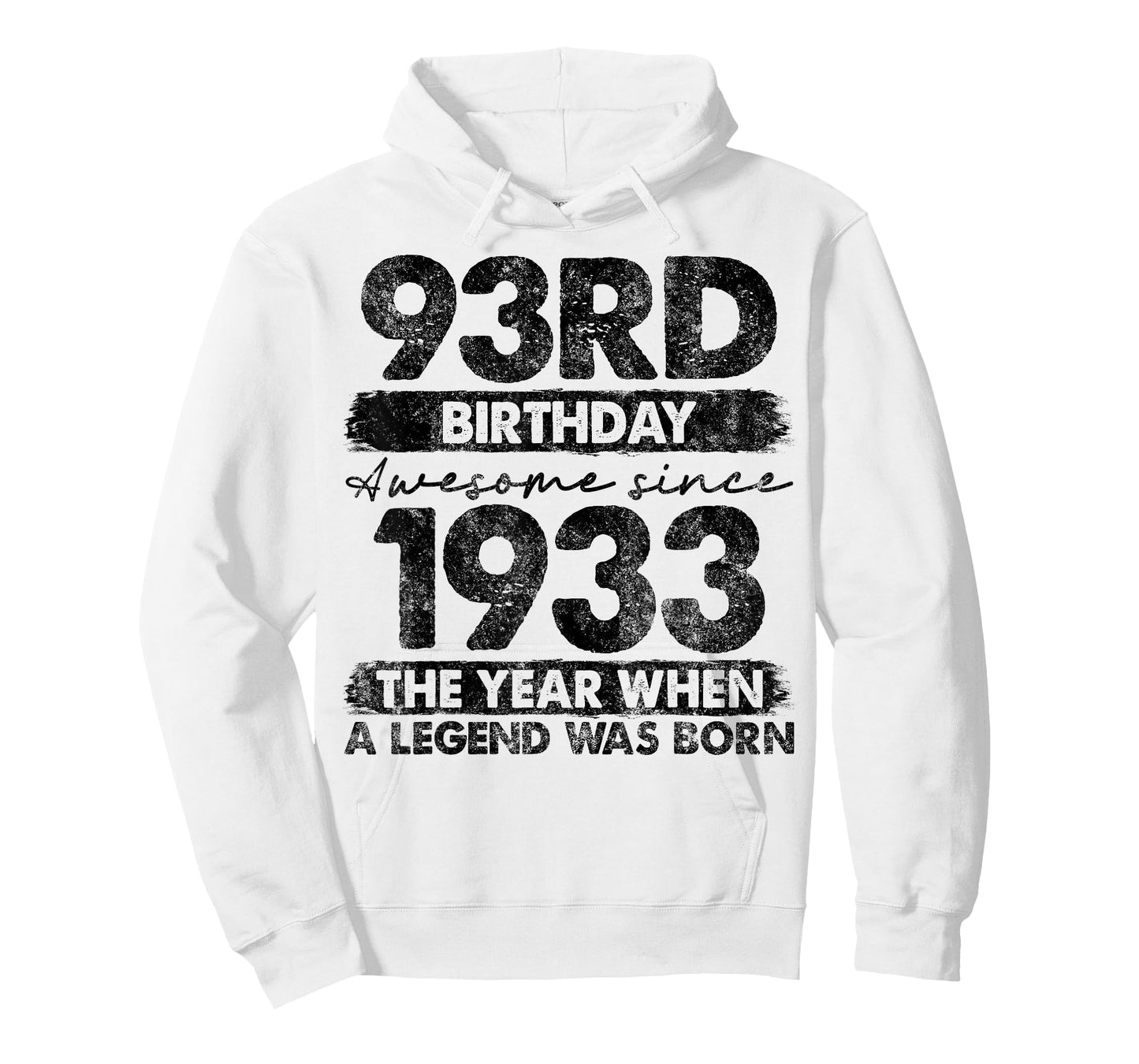 93 Year Old Gifts Vintage 1933 Limited Edition 93rd Birthday T-Shirt