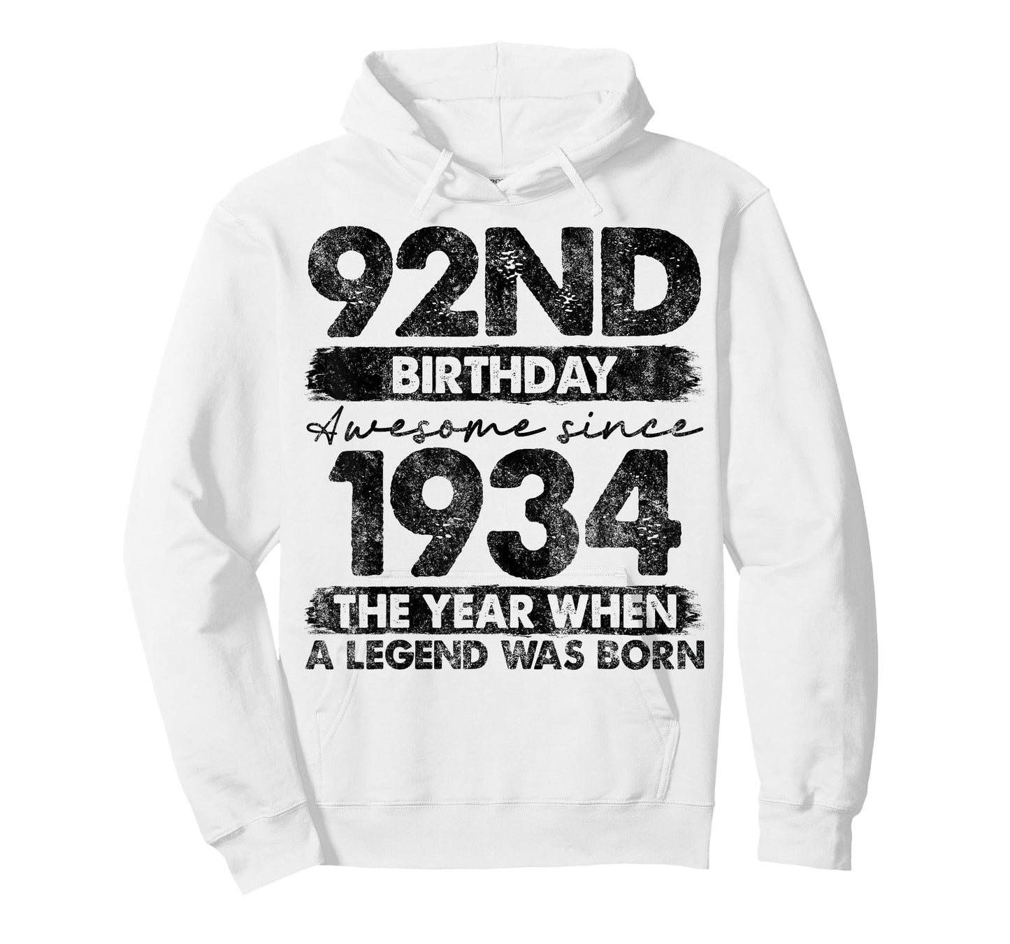 92 Year Old Gifts Vintage 1934 Limited Edition 92nd Birthday T-Shirt