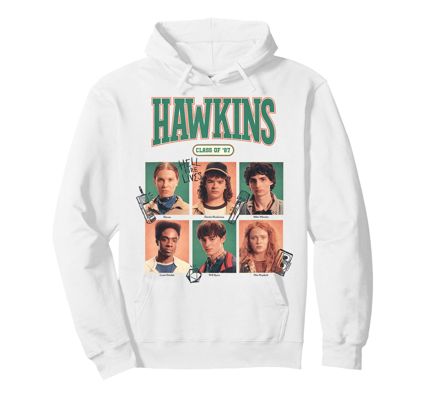 Stranger Things Hawkins Class of 87 Officially Licensed T-Shirt