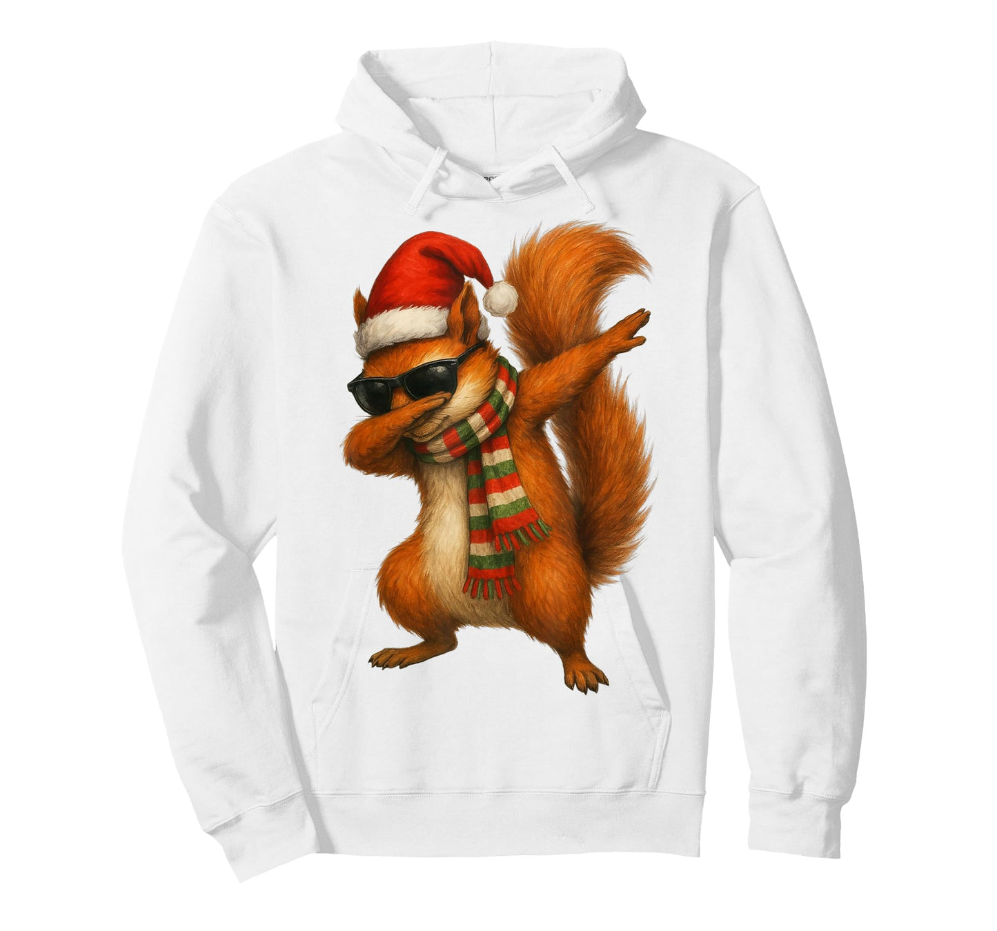 Squirrels Christmas Dabbing Funny Squirrel Lover T-Shirt