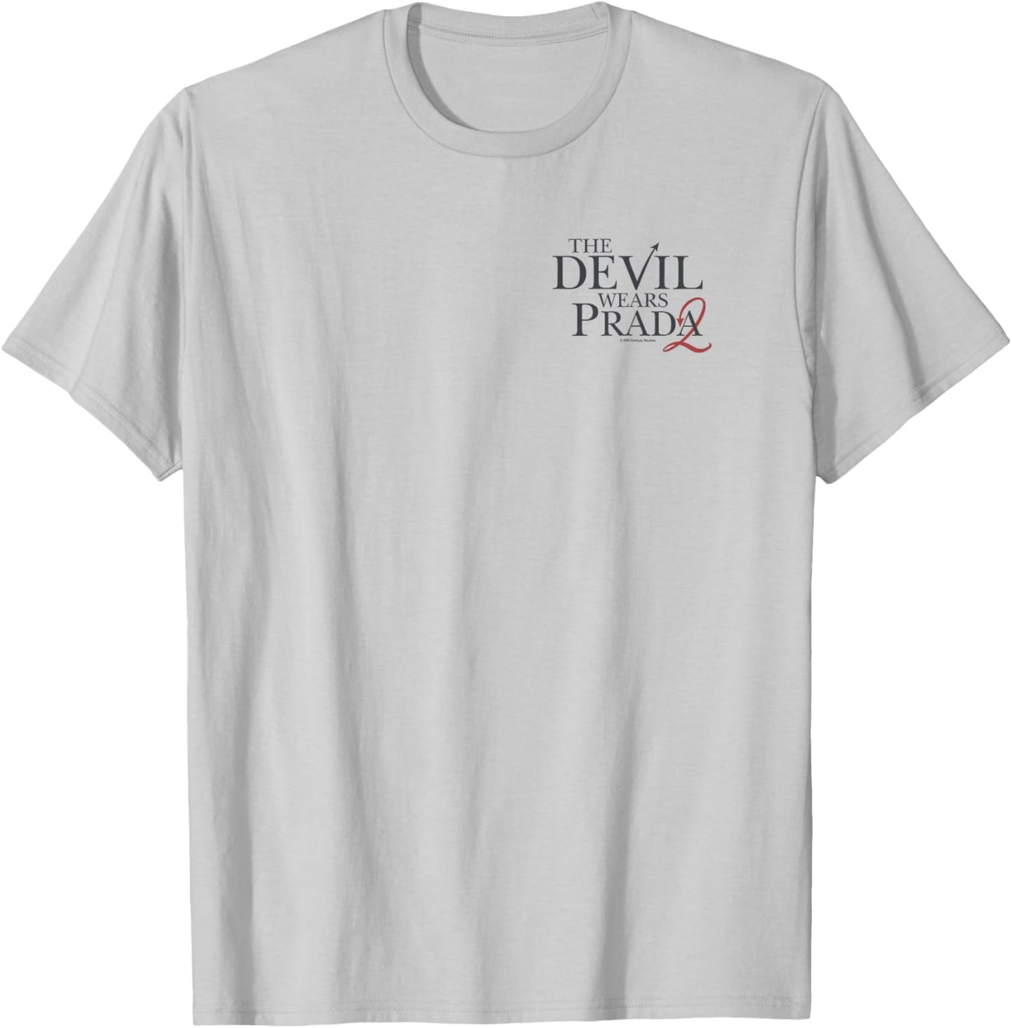The Devil Wears Prada 2 Pocket Logo Minimalistic Art Icons T-Shirt - T-Shirt | Ash