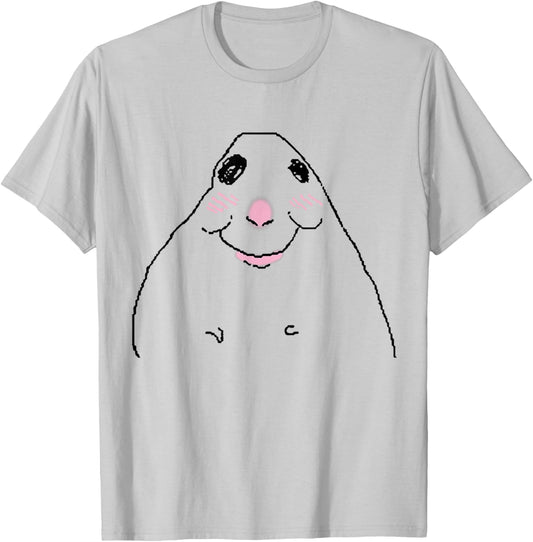Hamster Meme T-Shirt - T-Shirt | Ash