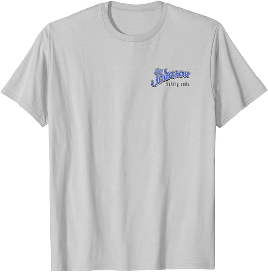 Big Johnson Front and Back Fishing Rods and Reels Funny T-Shirt - T-Shirt | Ash