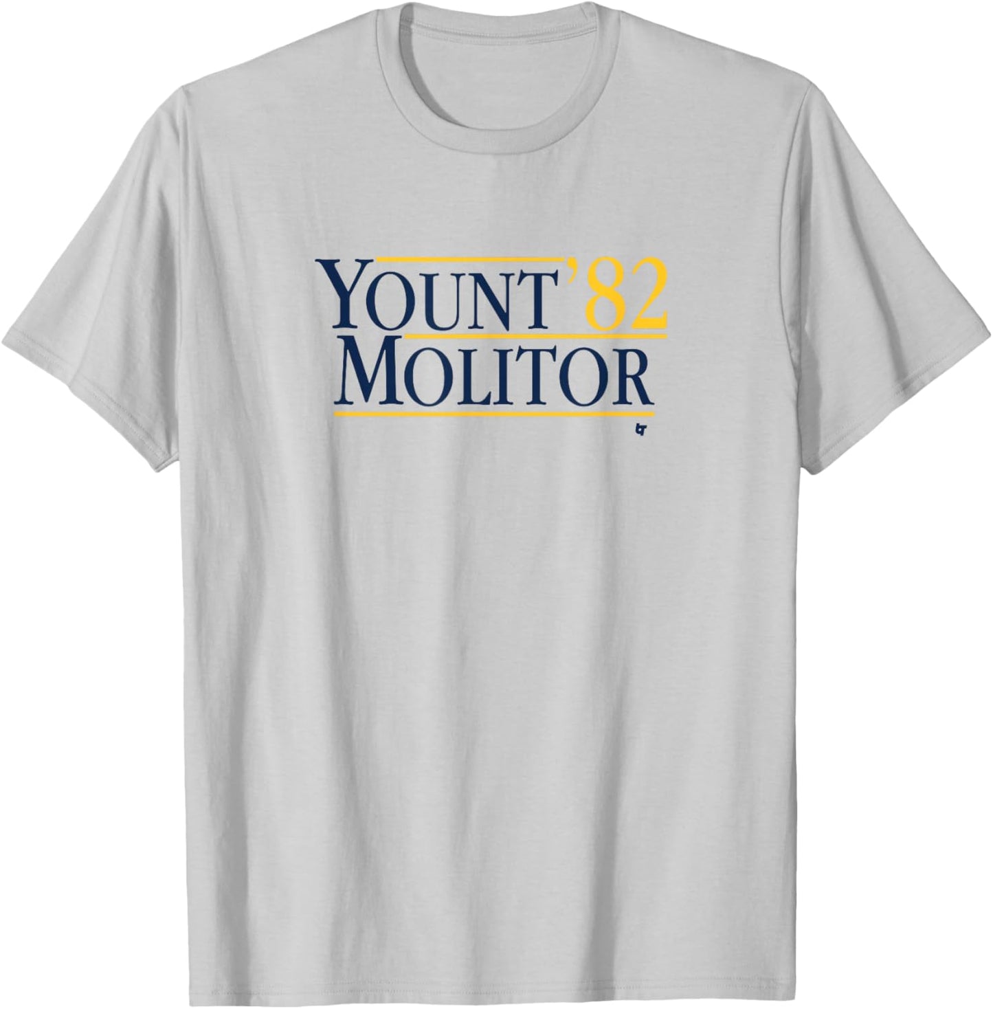 Yount-Molitor '82 - Milwaukee Baseball T-Shirt - T-Shirt | Ash