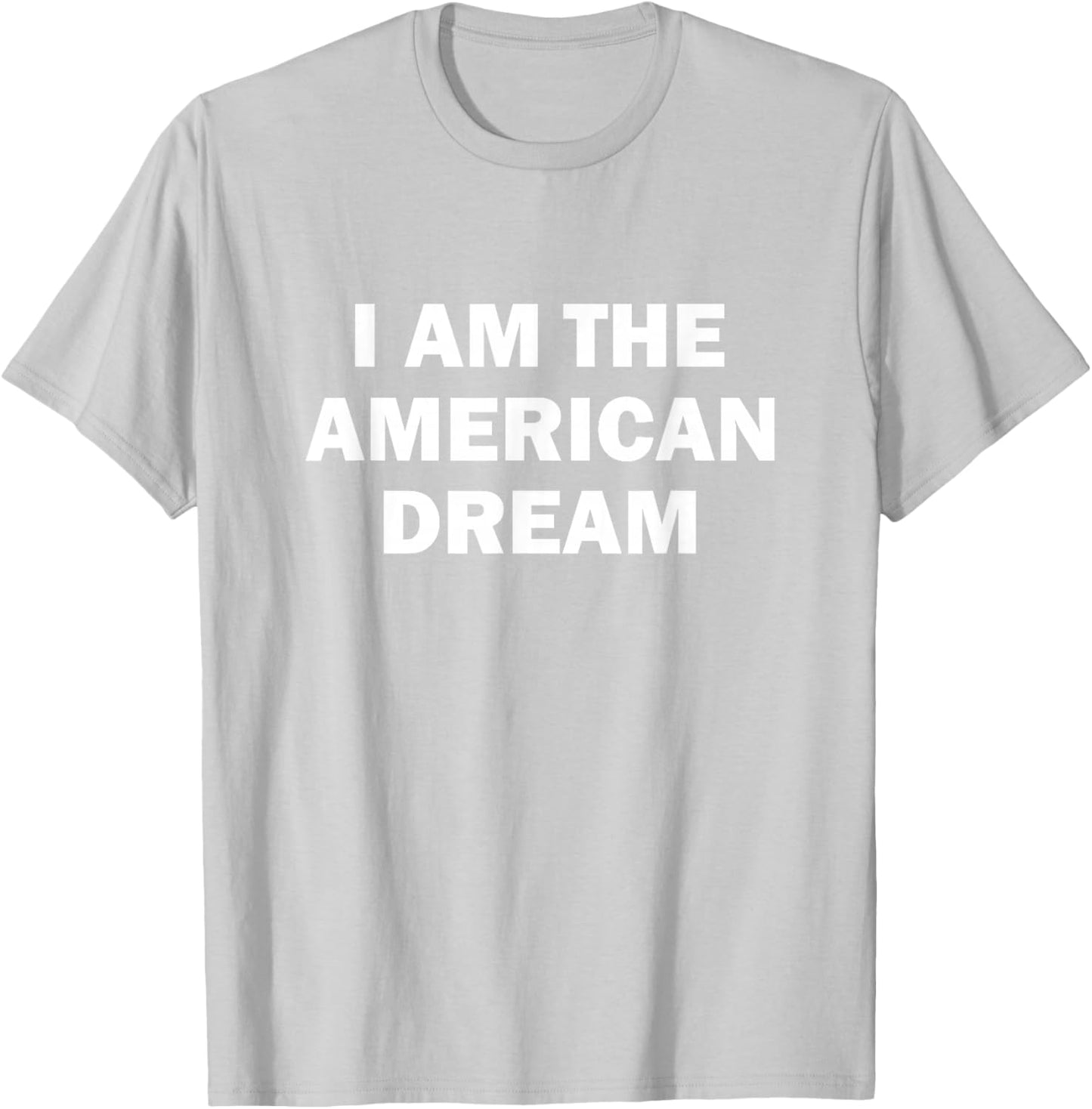 I Am The American Dream Women's Pink solgan T-Shirt - T-Shirt | Ash