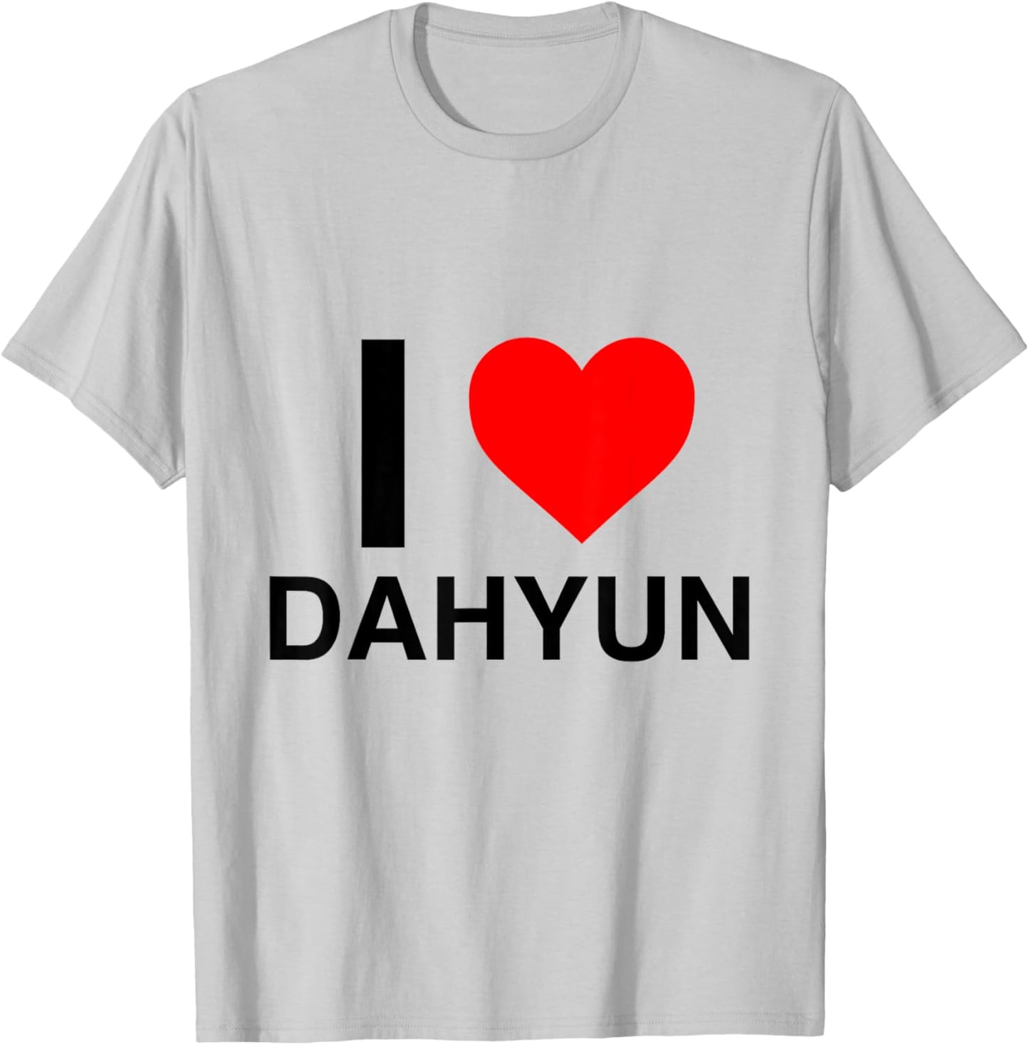 I Heart Dahyun T-Shirt - T-Shirt | Ash