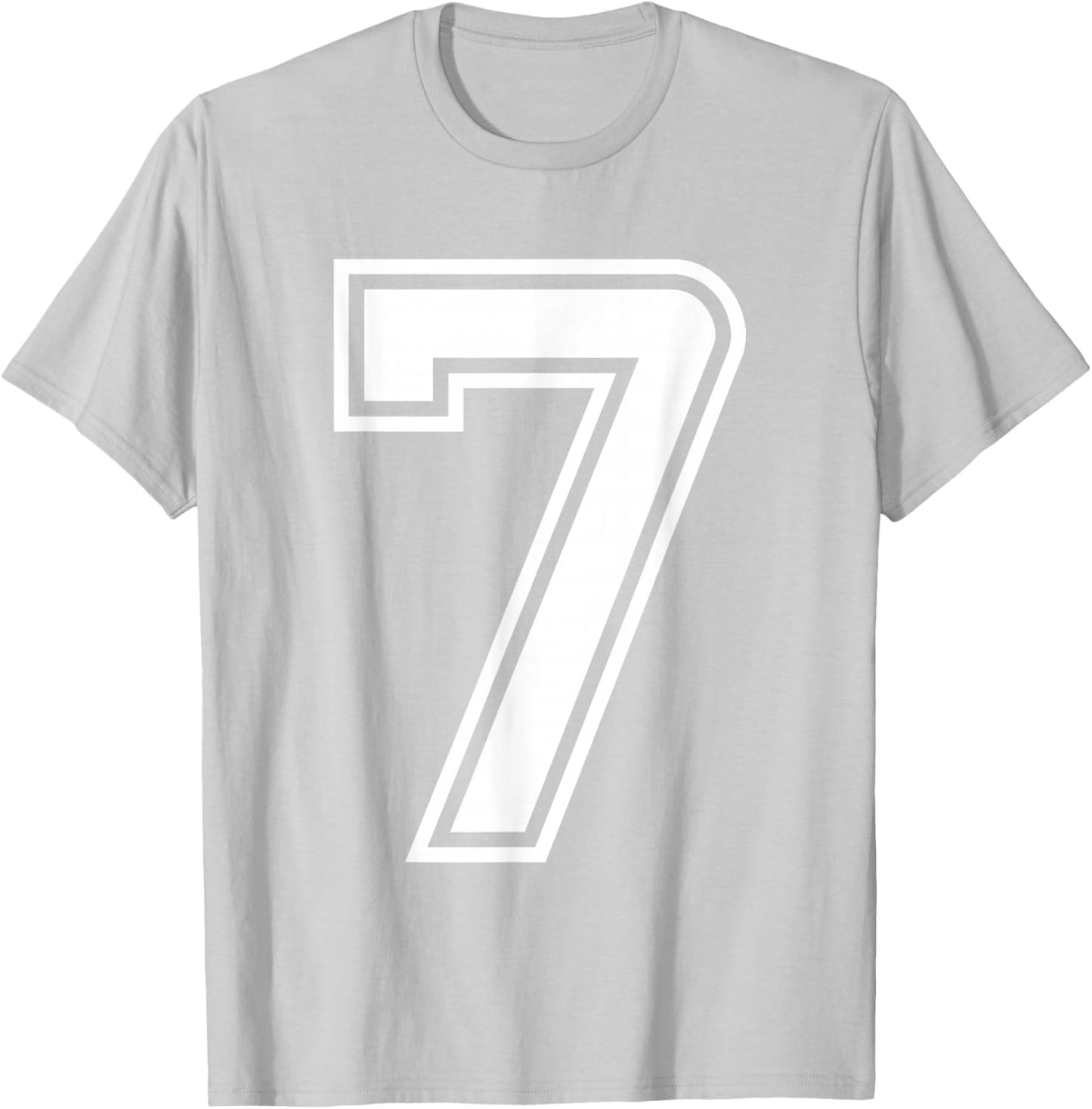 six Seven 67 Matching Number 7 Halloween Birthday Sports 67 T-Shirt - T-Shirt | Ash