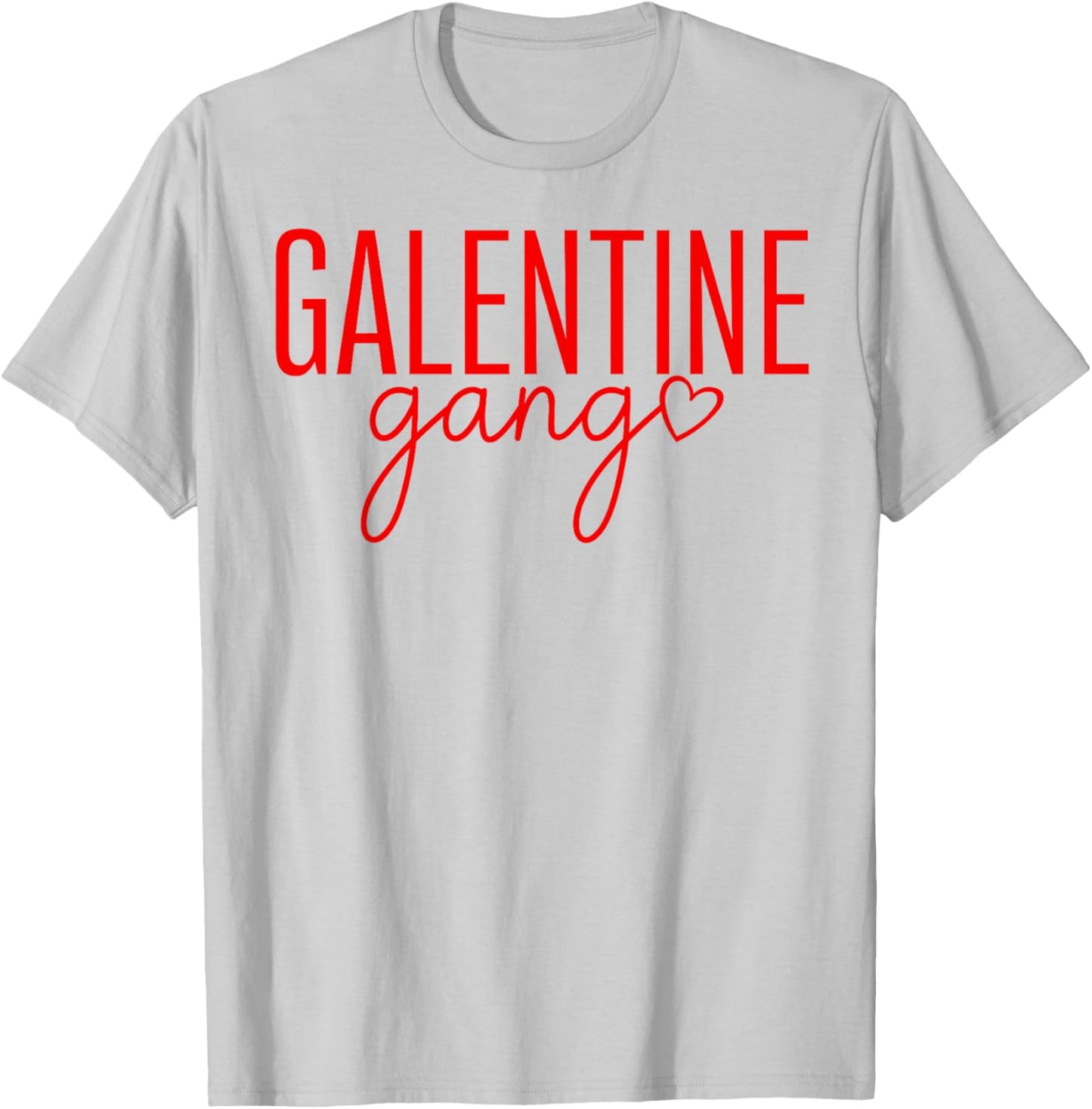 Galentine Gang Valentines Galentines Matching Friends T-Shirt - T-Shirt | Ash