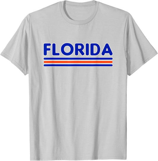 Florida - Throwback Design - Classic T-Shirt - T-Shirt | Ash