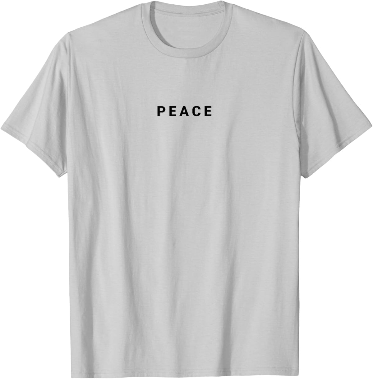 Peace Minimalist T-Shirt - T-Shirt | Ash