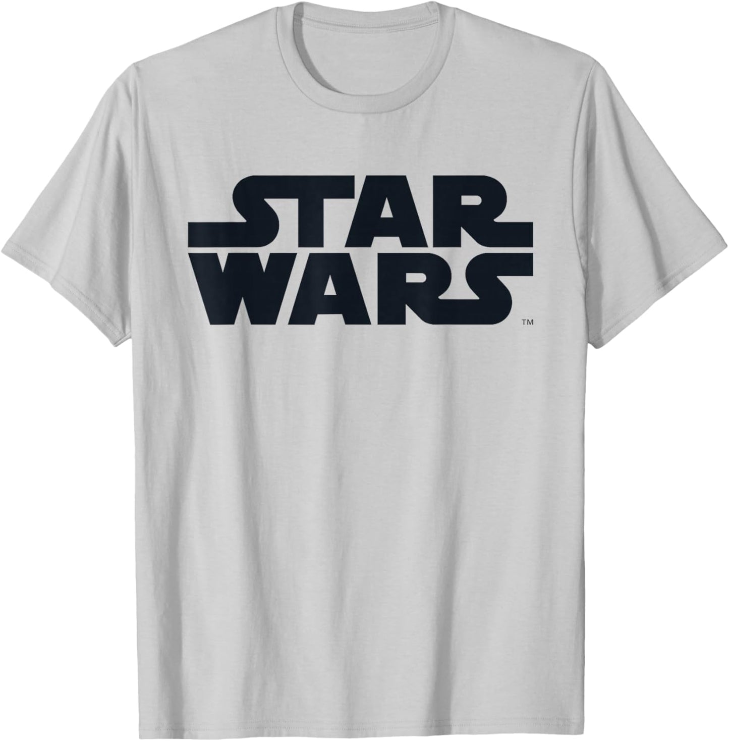 Star Wars A New Hope Logo Classic Black Minimalist T-Shirt - T-Shirt | Ash