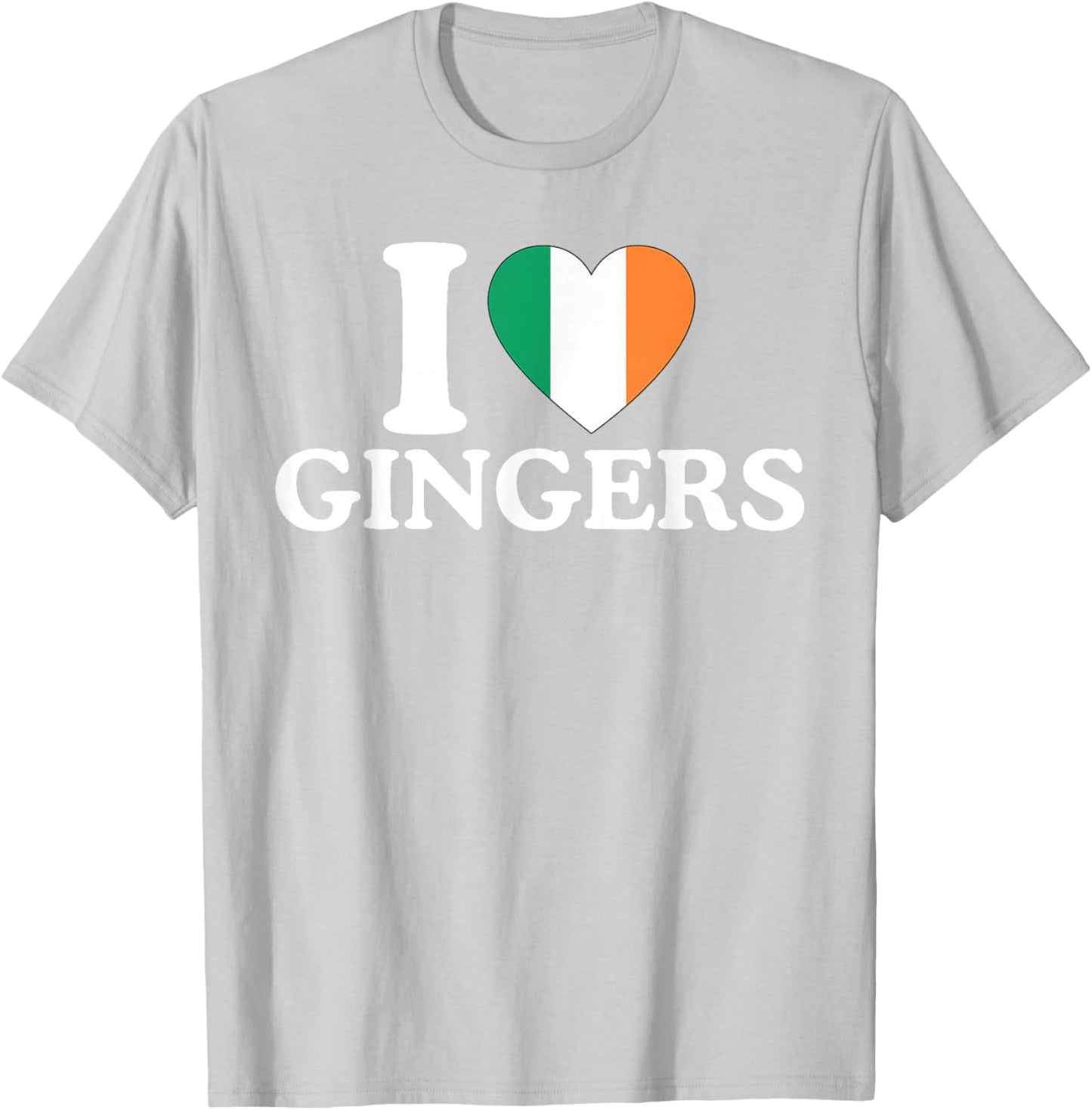 I Love Gingers Funny St Patrick's Day Dibs on The Ginger T-Shirt - T-Shirt | Ash