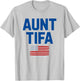 Aunt Tifa Retro T-Shirt - T-Shirt | Ash