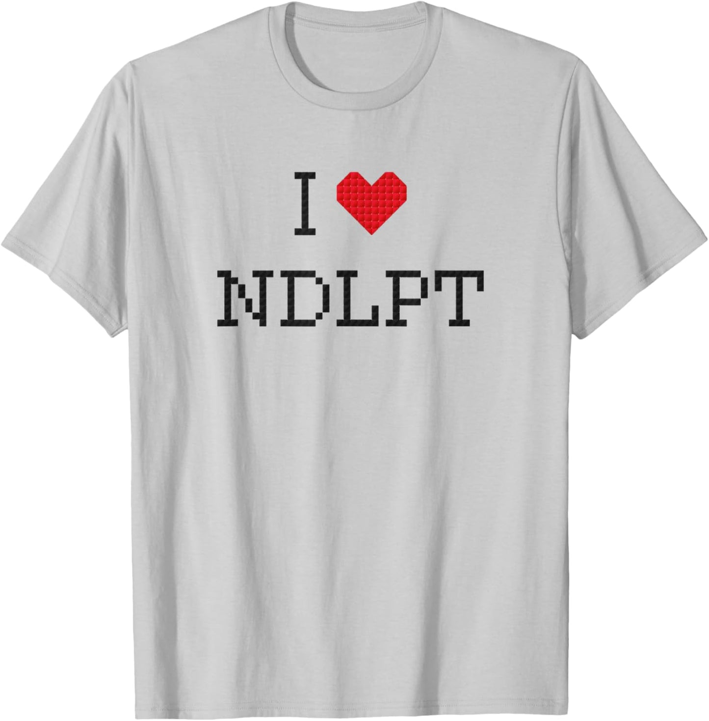 I Heart Love Needlepoint T-Shirt - T-Shirt | Ash