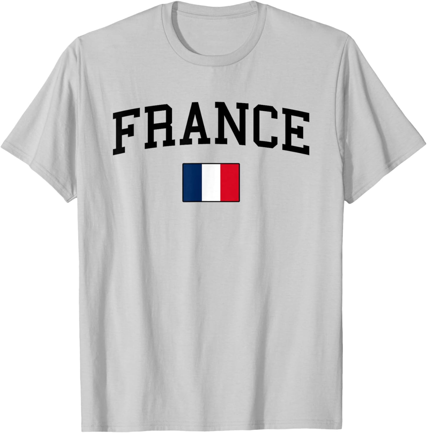 French Flag Men Women Kids France T-Shirt - T-Shirt | Ash