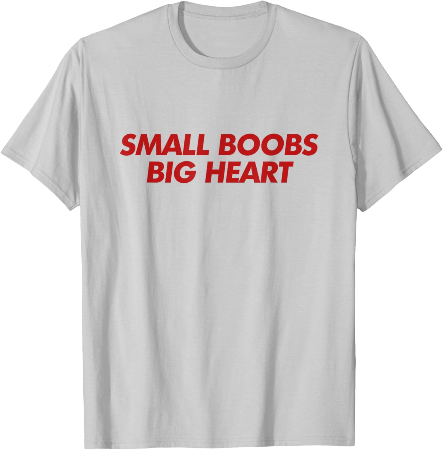 Small Boobs Big Heart Shirt Y2K Aesthetic Trendy T-Shirt - T-Shirt | Ash
