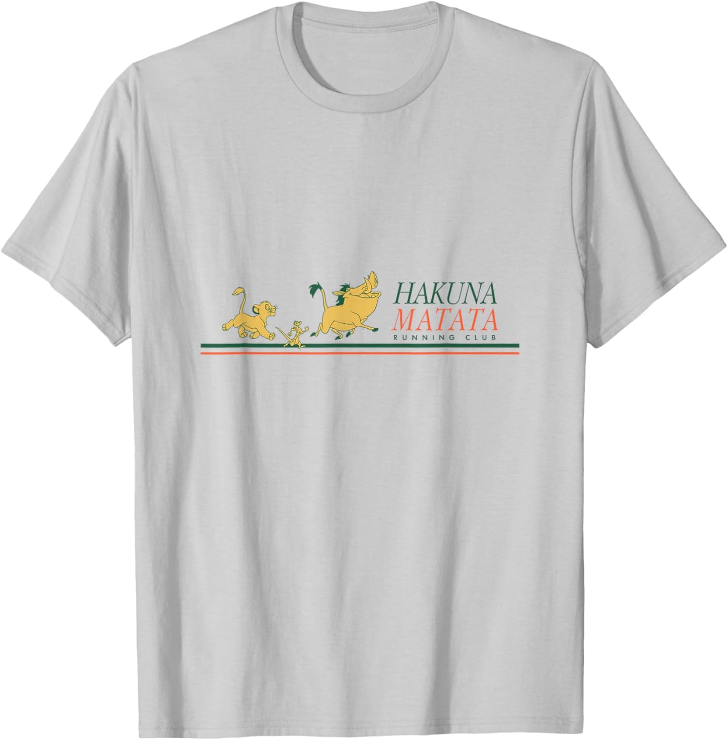 Disney The Lion King Simba Timon Pumbaa Hakuna Matata T-Shirt - T-Shirt | Ash
