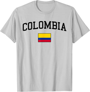 Colombian Flag Men Women Kids Colombia T-Shirt - T-Shirt | Ash