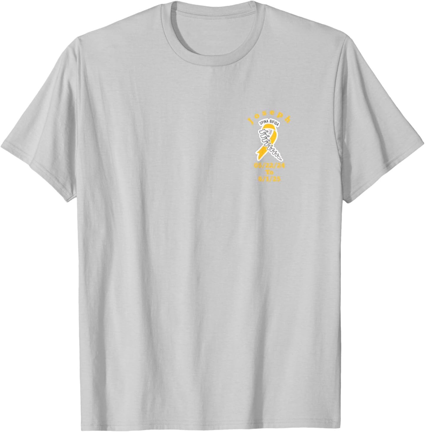 Spinal Bifida Awareness T-Shirt - T-Shirt | Ash