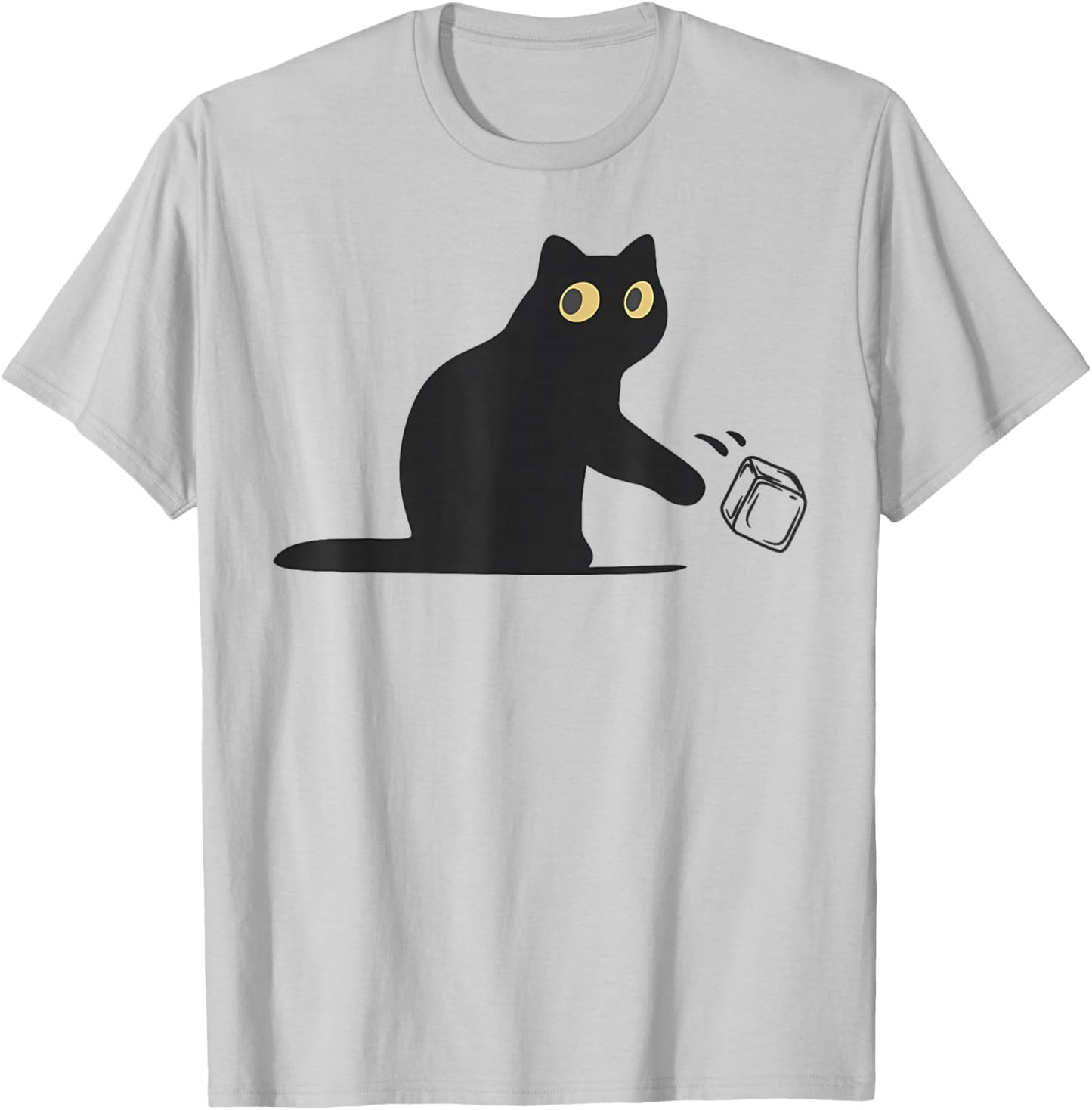 No Ice Please Funny Cat Meme Men Women T-Shirt - T-Shirt | Ash