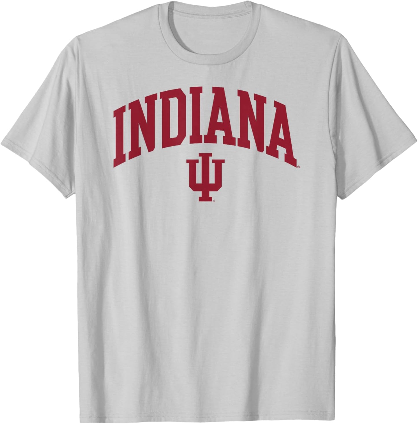 Indiana Hoosiers Arch Over Officially Licensed T-Shirt - T-Shirt | Ash