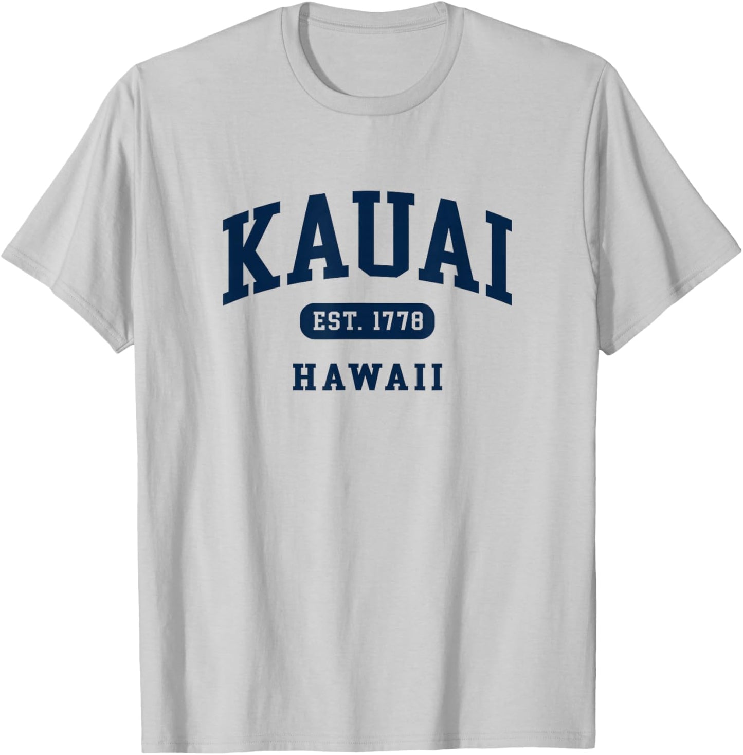 Kauai Hawaii Retro Est 1778 Vintage Souvenir T-Shirt - T-Shirt | Ash