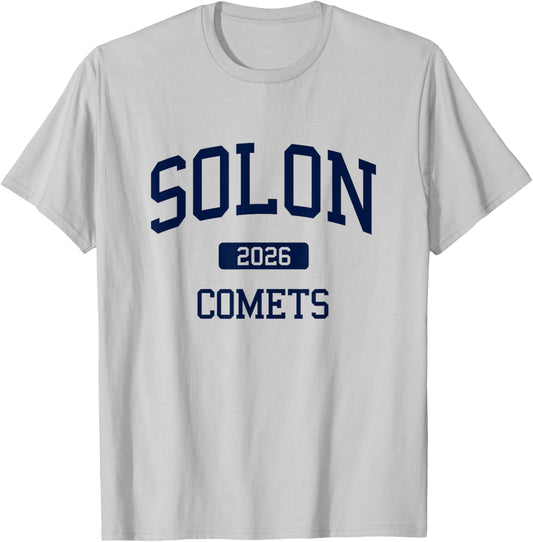 Solon High School Class of 2026 Solon OH T-Shirt - T-Shirt | Ash