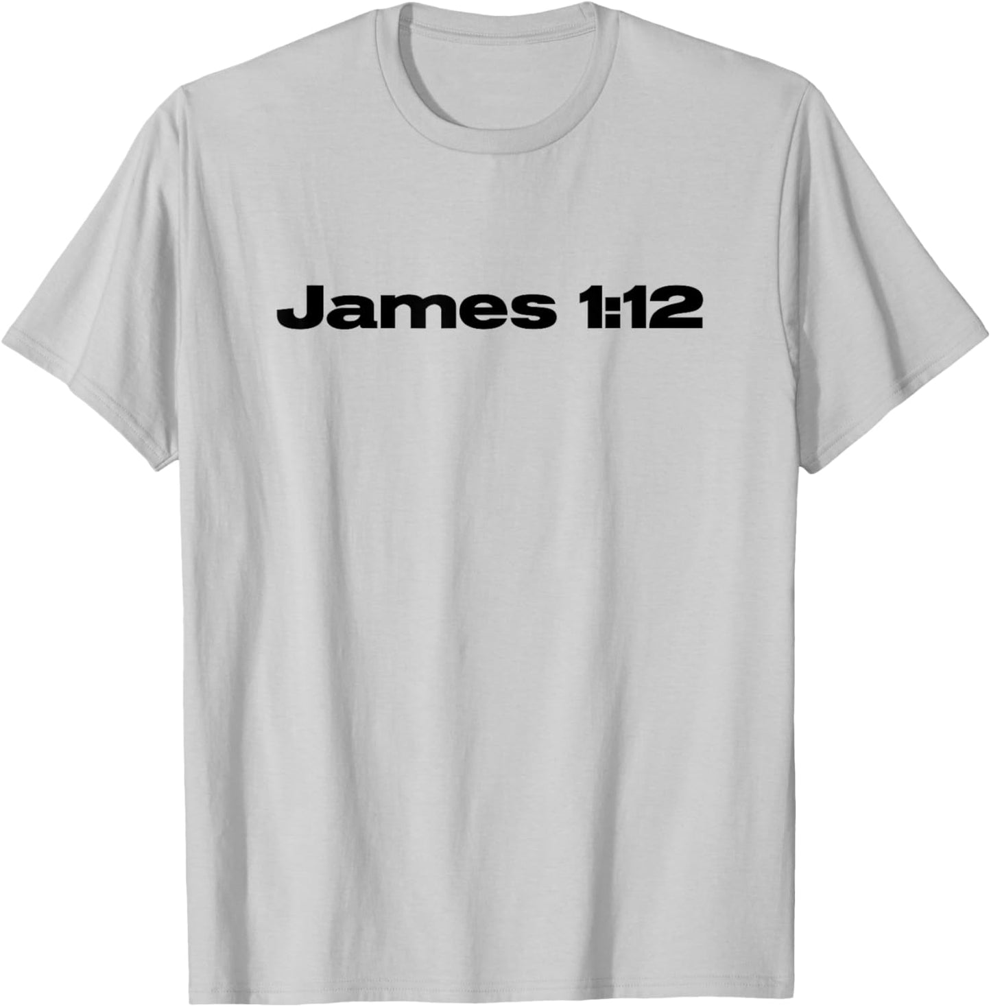 Christian Crown of Life James 1:12 to Those Who Love Him Blk T-Shirt - T-Shirt | Ash