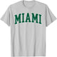 Miami - Throwback Design Print - Classic T-Shirt - T-Shirt | Ash