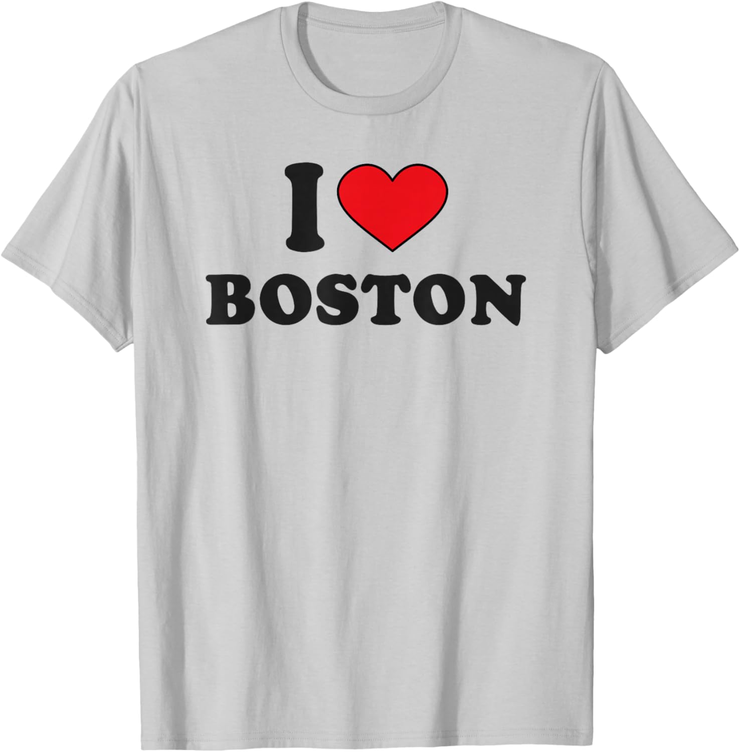 I Heart Boston I Love Boston T-Shirt - T-Shirt | Ash