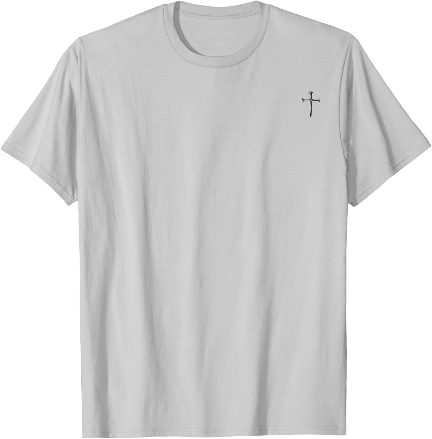 (2 Sided Front+Back) Need Prayer Tap My Shoulder T-Shirt - T-Shirt | Ash