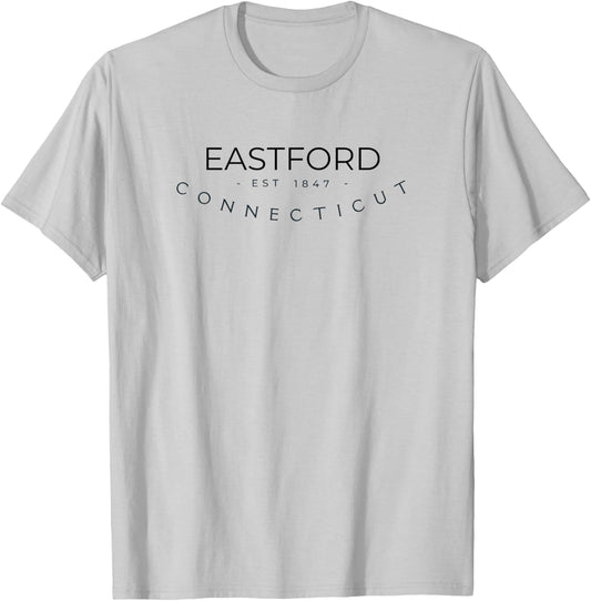 Vintage Eastford Connecticut EST 1847, CT State T-Shirt - T-Shirt | Ash
