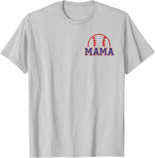 Mom of Rookie 1st Birthday Baseball Boy Family Matching T-Shirt - T-Shirt | Ash