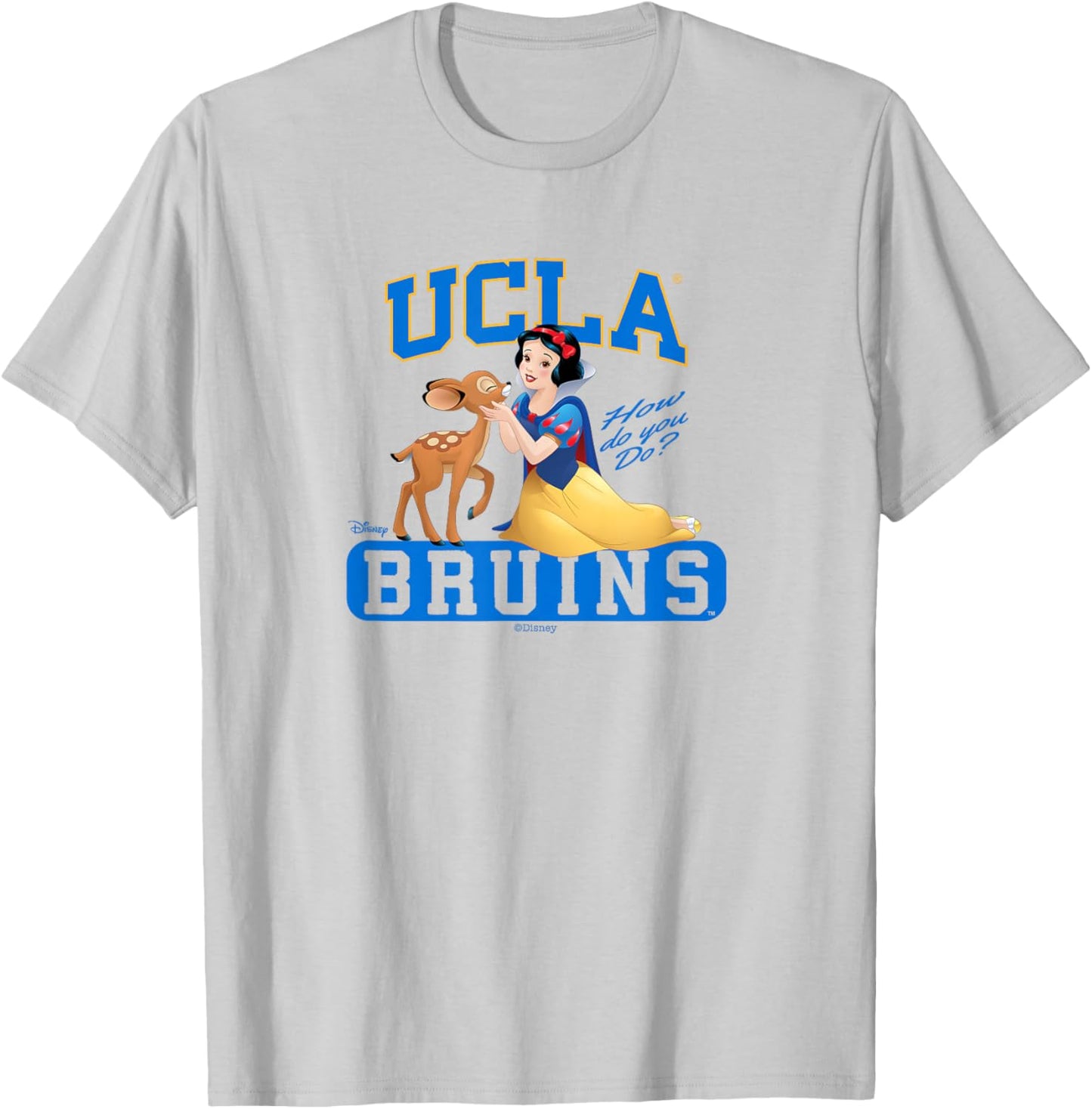 UCLA Bruins Snow White Gray Officially Licensed T-Shirt - T-Shirt | Ash