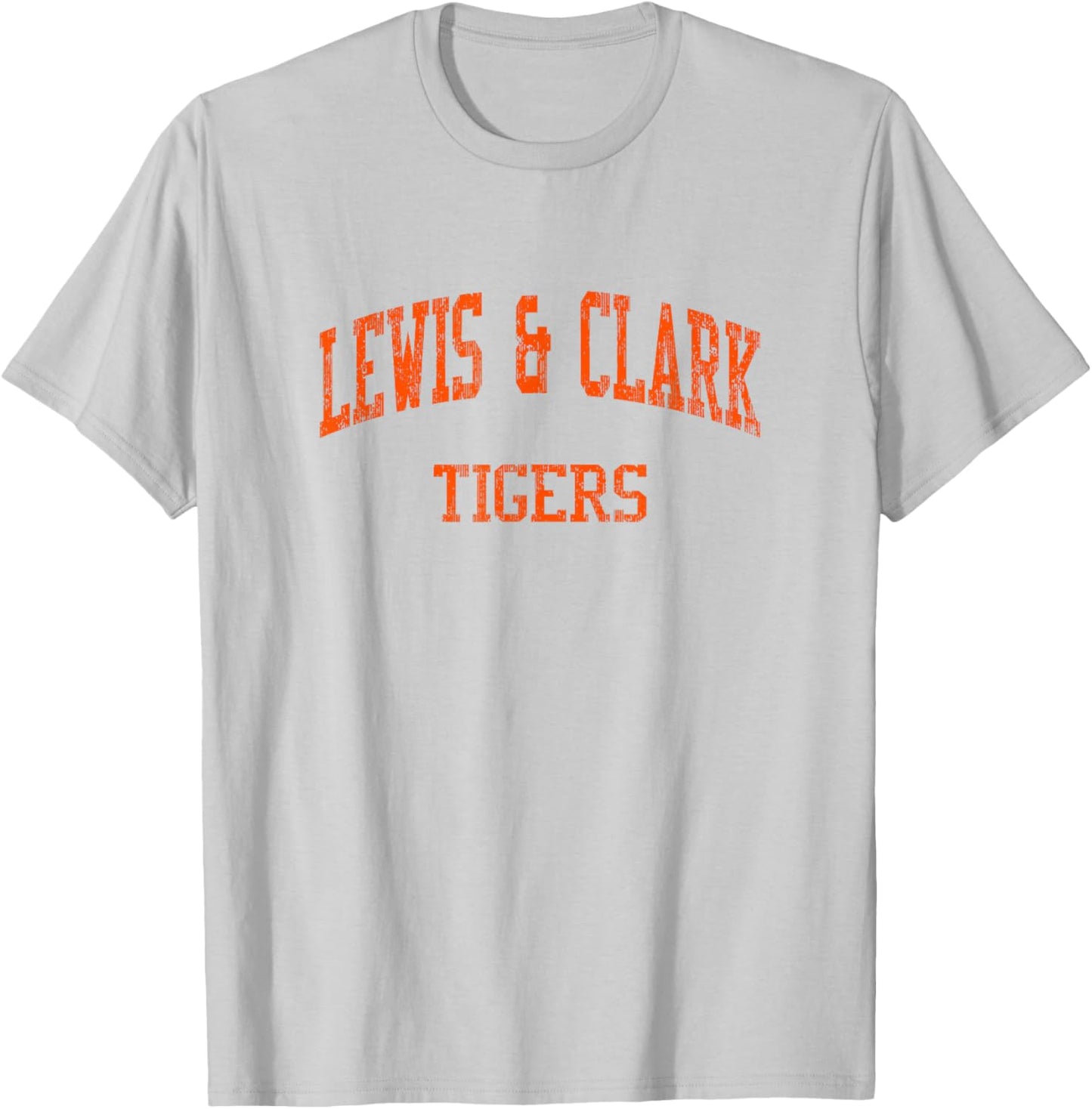Lewis & Clark High School HS Spokane WA Vintage Sports T-Shirt - T-Shirt | Ash