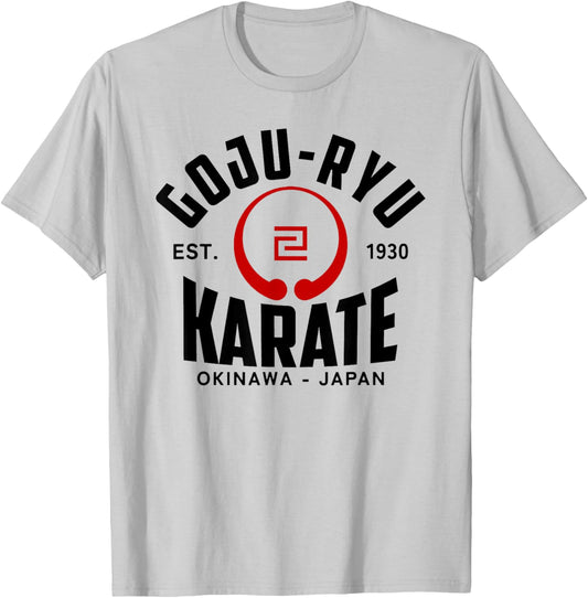 Goju-Ryu Karate Do Martial Arts Japan Okinawa T-Shirt - T-Shirt | Ash