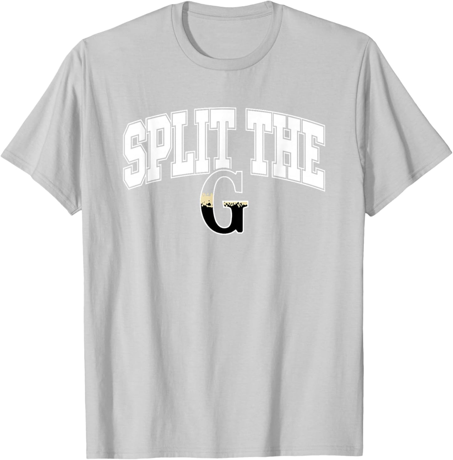 St. Patrick's Day Beer Funny Split The G T-Shirt - T-Shirt | Ash